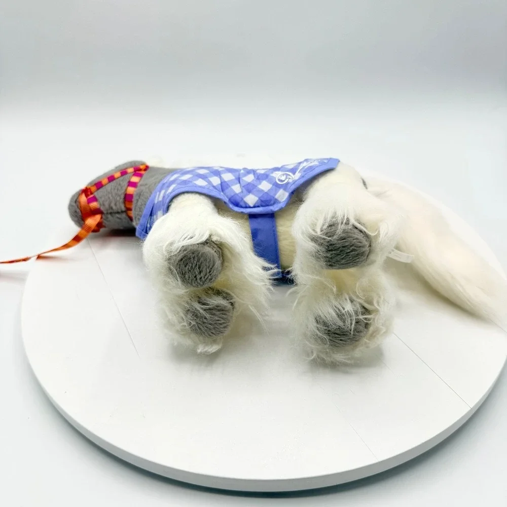 American Girl Doll Wellie Wishers White Gray Shetland Pony Horse Plush Blanket